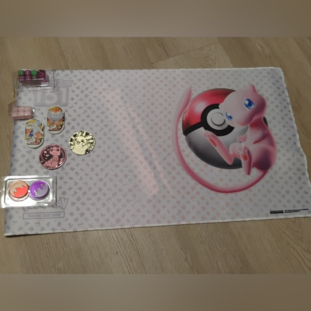 Pink and Gold Themed Trading Card Game Set